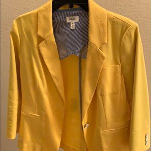 Rafaella. 3/4 sleeve cotton blazer